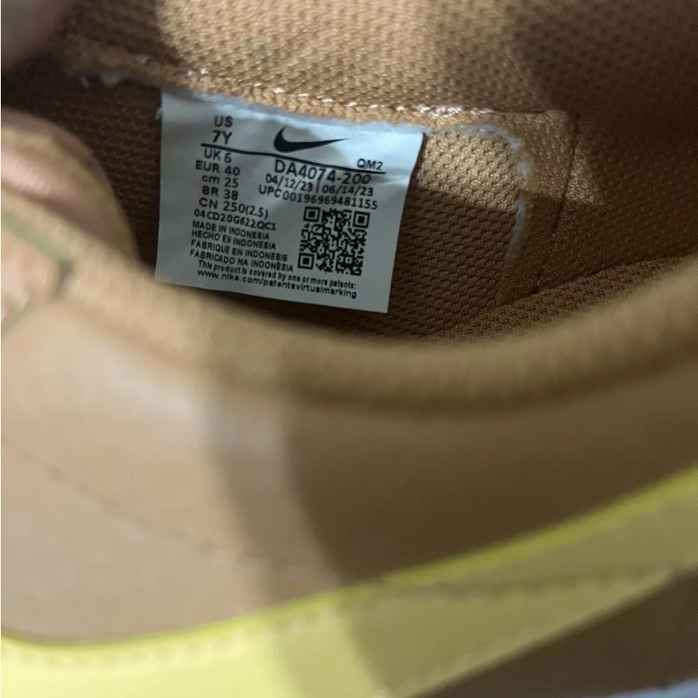 Nike Blazer Low '77 (GS) Amber Brown/Melon Tint Sneaker 7Y/Women 8.5 DA4074 200 - Picture 10 of 11